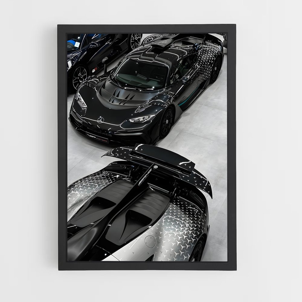Poster splendide Amg one – affiche Mercedes (vue 2)